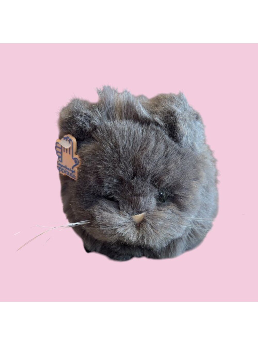 Vintage Applause "Bravo" Gray Fluffy Persian Kitty Cat Plush Stuffed Animal
